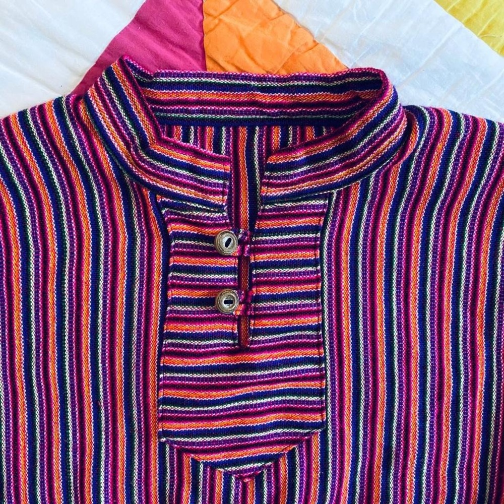 Colorful Peruvian Textile Top - Picture 2 of 8